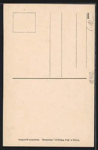 Künstler-AK Eugen Felle: Schärding, Landkarte mit Innverlauf, Schloss Katzenberg, Neuburg, Wallfahrtskirche Kirchdorf