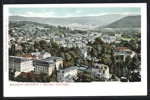AK Baden-Baden, Ortsansicht von Schloss Venningen