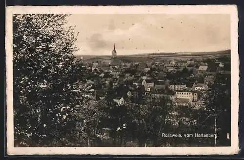 AK Rosswein, Ortsansicht vom Hartenberg