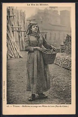 AK Trieuse, Uniforme en usage aux Mines de Lens