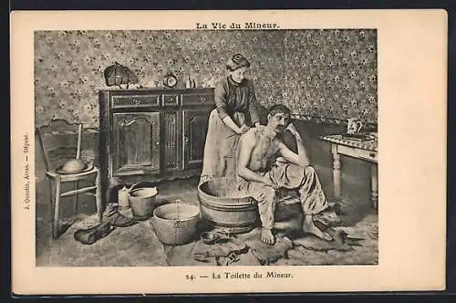 AK La Toilette du Mineur