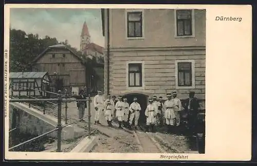 AK Dürnberg, Ansicht an der Bergeinfahrt