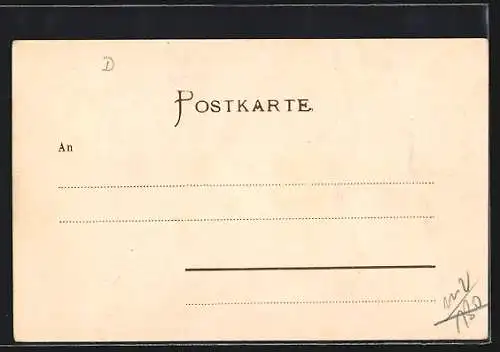AK Dürnberg, Ansicht an der Bergeinfahrt
