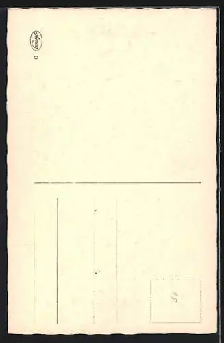 AK Mädchen schenkt ihrer Mutter Blumen zum Muttertag