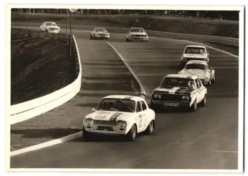 Fotografie Auto-Rennen Nürburgring, Rennwagen Ford Capri Startnummer 43