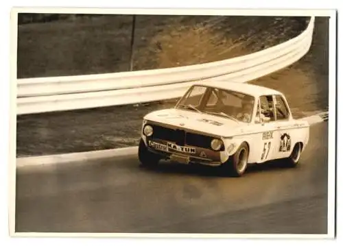 Fotografie Auto-Rennen Nürburgring, Rennwagen BMW 02er Startnummer 57