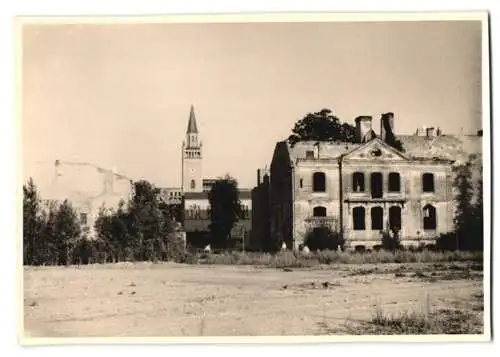 Fotografie Fotografr unbekannt, Ansicht Berlin-Tiergarten, Weltkriegsbrache am Matthäikirchplatz