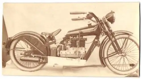 Fotografie Motorrad Tinkler, Krad mit 2-Zylinder Reihenmotor