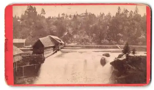 Fotografie Würthle & Spinnhirn, Salzburg, Ansicht Gmunden, Blick auf den Traunfall