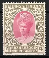 Reklamemarke Alland, Erzherzogin Maria Josepha, Krone