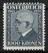 Reklamemarke Österreich, 1862-1924, 1000 Kronen, Porträt Dr. Ignaz Seipel