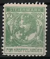 Reklamemarke Steiermark, Für Krüppelkinder, Mutter und Kind