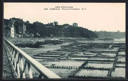 AK Cancale /Cote d`Émeraude, Parcs et Falaises, Muschelfischer