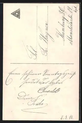 Foto-AK L.J. & F.F. Nr. 3680 /6: Junge Dame im bunten Kleid