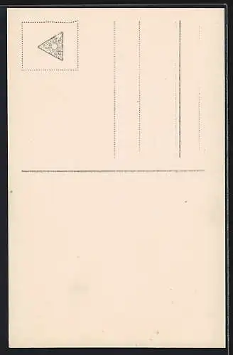 Foto-AK Amag Nr. II /3: Junges Paar beim leidenschaftlichen Kuss