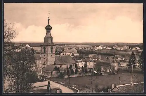 AK Chimay, Panorama mit Kirche