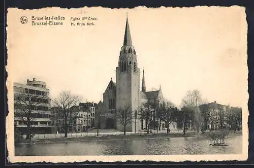 AK Bruxelles-Ixelles, Eglise Ste Croix