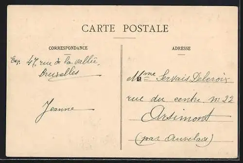 AK Bruxelles-Ixelles, Les Etangs, Vue panoramique