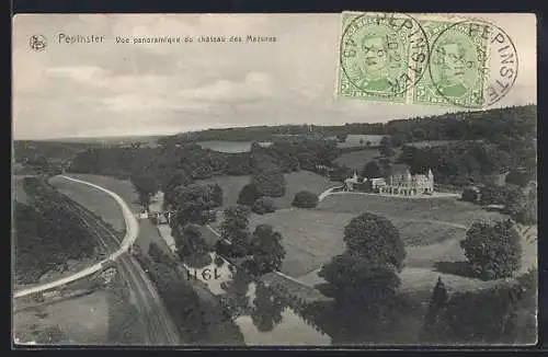 AK Pepinster, Vue panroamique du château des Mazures