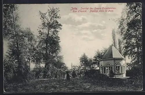 AK Jette, Institut des Soeurs Hospitalières, Rue Léopold, Pavillon dans le Parc