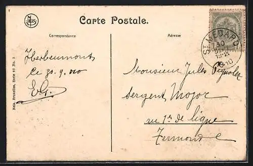 AK Herbeumont, Pont de Conques et viaduc du chemin de fer