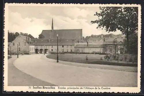 AK Ixelles-Bruxelles, Entrées principales de l`Abbaye de la Cambre