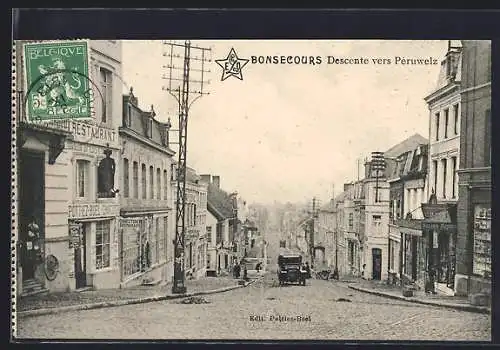 AK Bonsecours, Descente vers Peruwelz