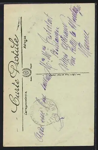 AK Dunkerque, Le Beffroi, Strassenbahn