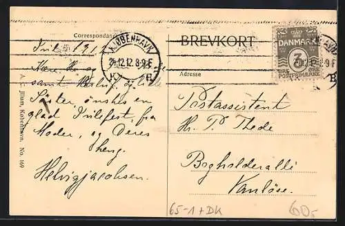 AK Kobenhavn, Personbanegaard, Bahnhofshalle