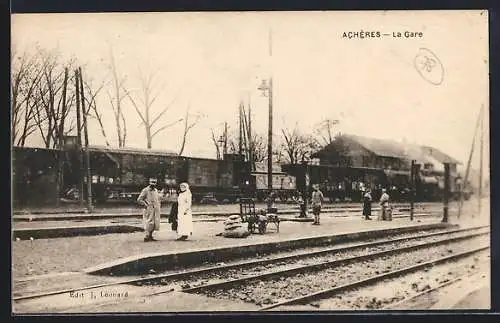 AK Achères, La Gare