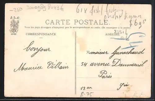 AK La veille d`une Revue en manoeuvres