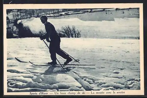 AK Sports d`Hiver, Un beau champ de ski, La montée avec le sourire