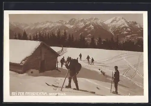 AK Patscherkofl, Skiläufer bei der Patscheralm