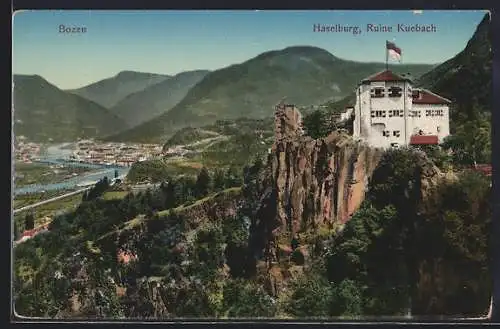 AK Bozen, Haselburg, Ruine Kuebach