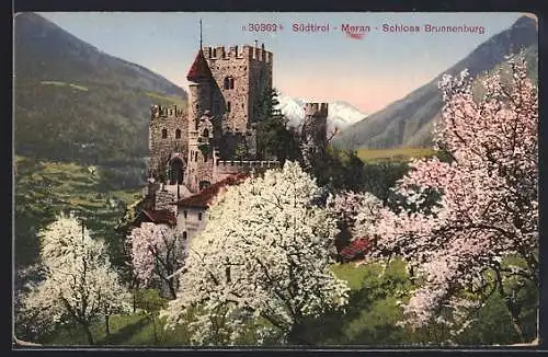 AK Meran, Burg im Frühling