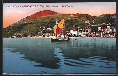 AK Gardone Riviera /Lago di Garda, Hotl Savoy & Hotel Roma