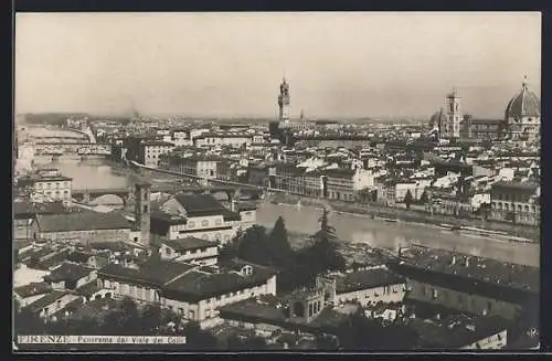 AK Firenze, Panorama dal Viale dei Colli