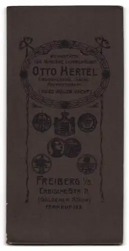 Fotografie Otto Hertel, Freiberg, Erbischestr. 11, Porträt eines jungen Mannes