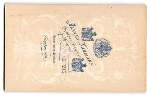 Fotografie Alfred Naumann, Leipzig, Dorotheenstrasse, Porträt eines Paares