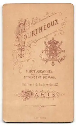 Fotografie Courtheoux, Paris, Place de Lafayette 112, Portrait eines älteren Herrn