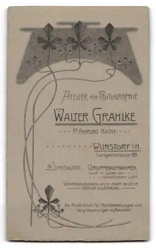 Fotografie Walter Grahlke, Wunstorf, Langenstrasse 69, Porträt eines eleganten Mannes