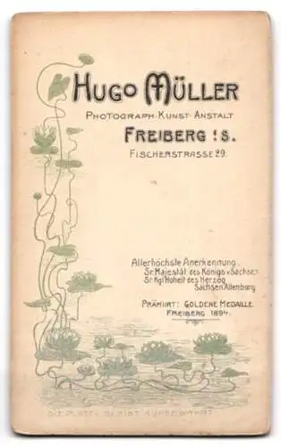 Fotografie Hugo Müller, Freiberg, Fischerstrasse 29, Porträt eines Jungen
