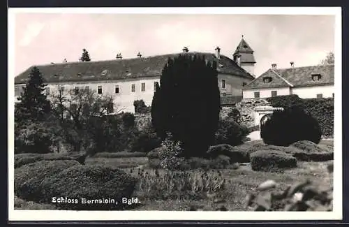 AK Bernstein /Burgenland, Blick auf das Schloss