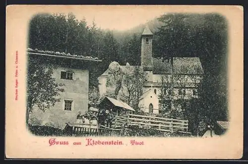 AK Kössen /Tirol, Wallfahrtsanlage Maria Klobenstein