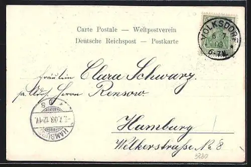 AK Volksdorf / Wandsbek, Gasthaus zum Schützenhof v. L. Puls