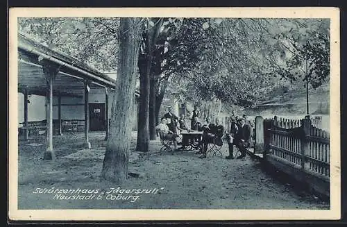 AK Neustadt b. Coburg, Gasthaus Schützenhaus Jägersruh v. A. Kirchner