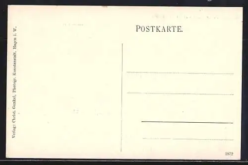 AK Haspe i. W., Evangelisches Krankenhaus an der Haardtstrasse, Hochofenanlage