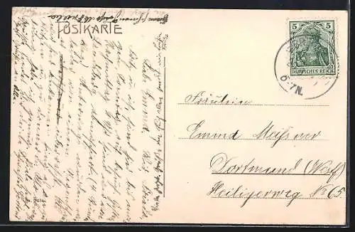 AK Breitebruch, Lenz` Gasthof Schule, Friebe`s Mühle, Helene`s Mühle