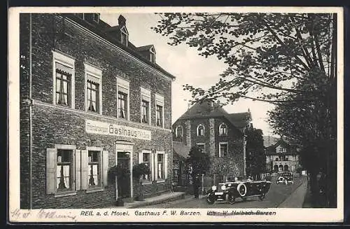 AK Reil a. d. Mosel, Gasthaus F. W. Barzen von W. Nalbach-Barzen