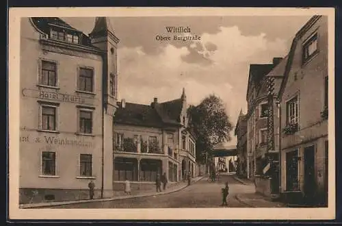 AK Wittlich, Hotel Mürtz an der Oberen Burgstrasse